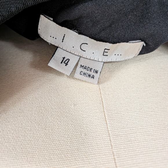 Y2K Midi Dress Cocktail Gown 14 Black Fairy Goth Vintage Floral Embroidery Mesh - Picture 10 of 12